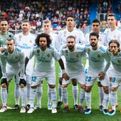 El once del Real Madrid al completo posa antes del partido El once del Real Madrid al completo posa antes del partido