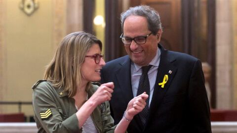 Quim Torra y Elsa Artadi