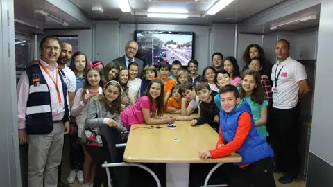 Alumnos de Ciudad Real han conocido la labor que realiza el 112 Alumnos de Ciudad Real han conocido la labor que realiza el 112