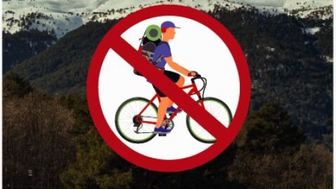 Manifestaci&oacute;n de ciclistas 