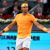 Rafa Nadal, en acción en el Mutua Madrid Open Rafa Nadal, en acción en el Mutua Madrid Open