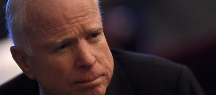 El senador republicano John McCain El senador republicano John McCain