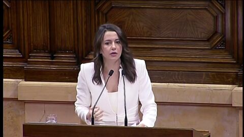  Arrimadas, a Torra: "Usted no ha venido a dirigir un gobierno, ha venido a dirigir un CDR". 