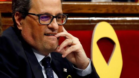 El candidato de JxCat a la presidencia de la Generalitat, Quim Torra