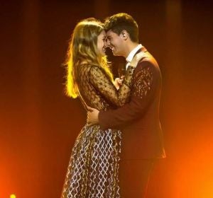 Amaia y Alfred en su actuación en Eurovisión 2018 Amaia y Alfred en su actuación en Eurovisión 2018