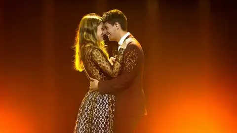 Amaia y Alfred en su actuación en Eurovisión 2018 Amaia y Alfred en su actuación en Eurovisión 2018