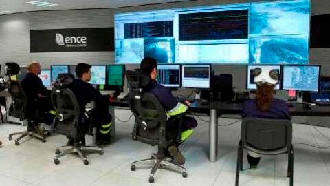 Control de la planta de biomasa de Ence
