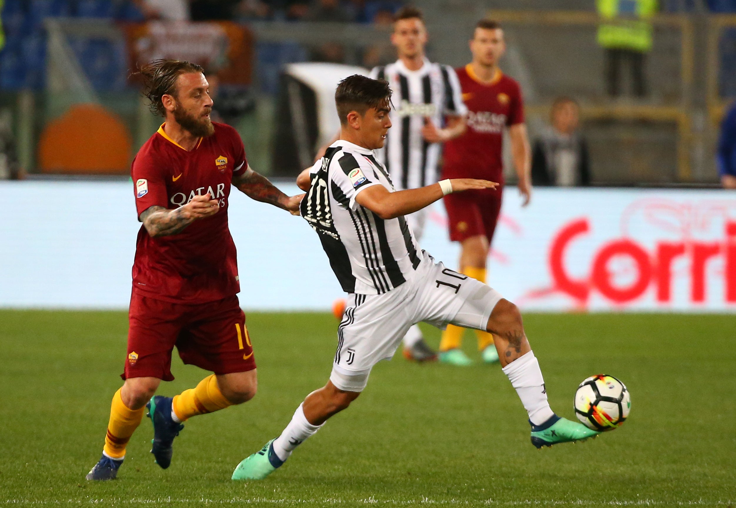 La Juventus conquista la Liga italiana tras empatar contra la Roma La Juventus conquista la Liga italiana tras empatar contra la Roma