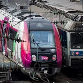 Una pasajera camina por un andén de la estación de ferrocarril de Gare Saint Lazare durante una nueva jornada de huelga en París Una pasajera camina por un andén de la estación de ferrocarril de Gare Saint Lazare durante una nueva jornada de huelga en París