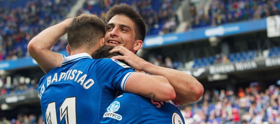 El Espanyol celebrando un gol El Espanyol celebrando un gol