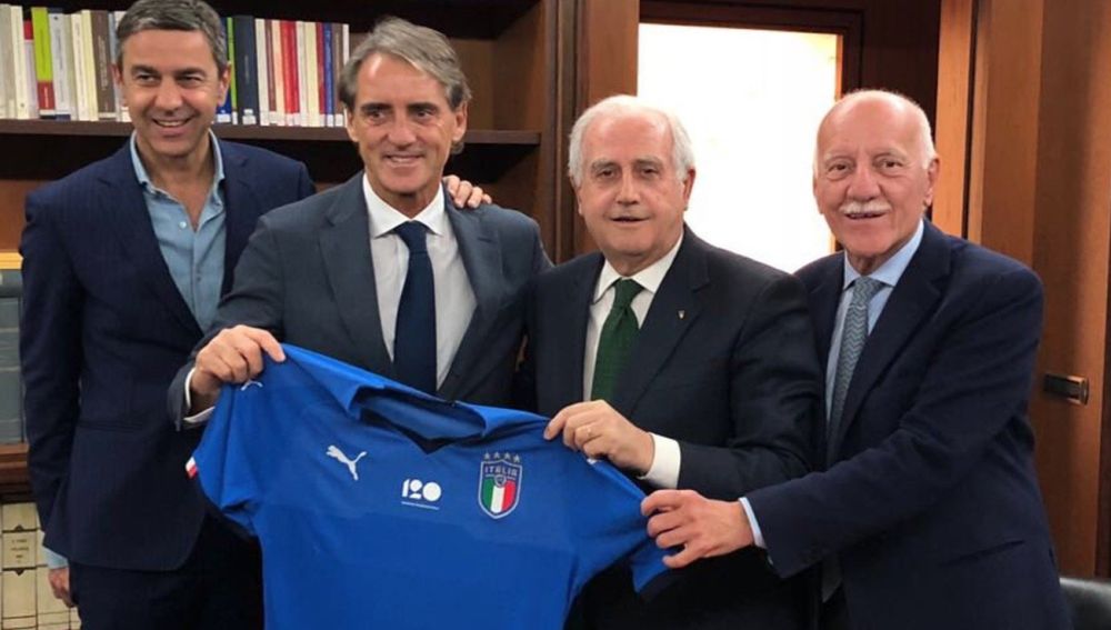 Roberto Mancini, nuevo seleccionador de Italia. 