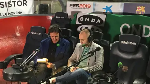José Ramón de La Morena junto a Andrés Iniesta José Ramón de La Morena junto a Andrés Iniesta