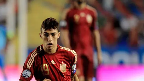 Munir, en su debut con la selección española Munir, en su debut con la selección española