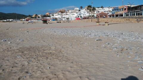 Playa de Getares, en Algeciras