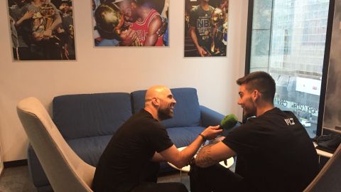 Willy Hernang&oacute;mez junto a David Camps en 4 Cuartos