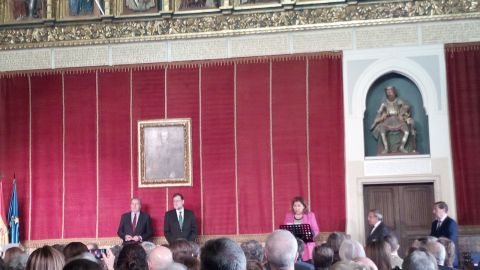 Mariano Rajoy y M&eacute;ndez de Vigo en el Alc&aacute;zar