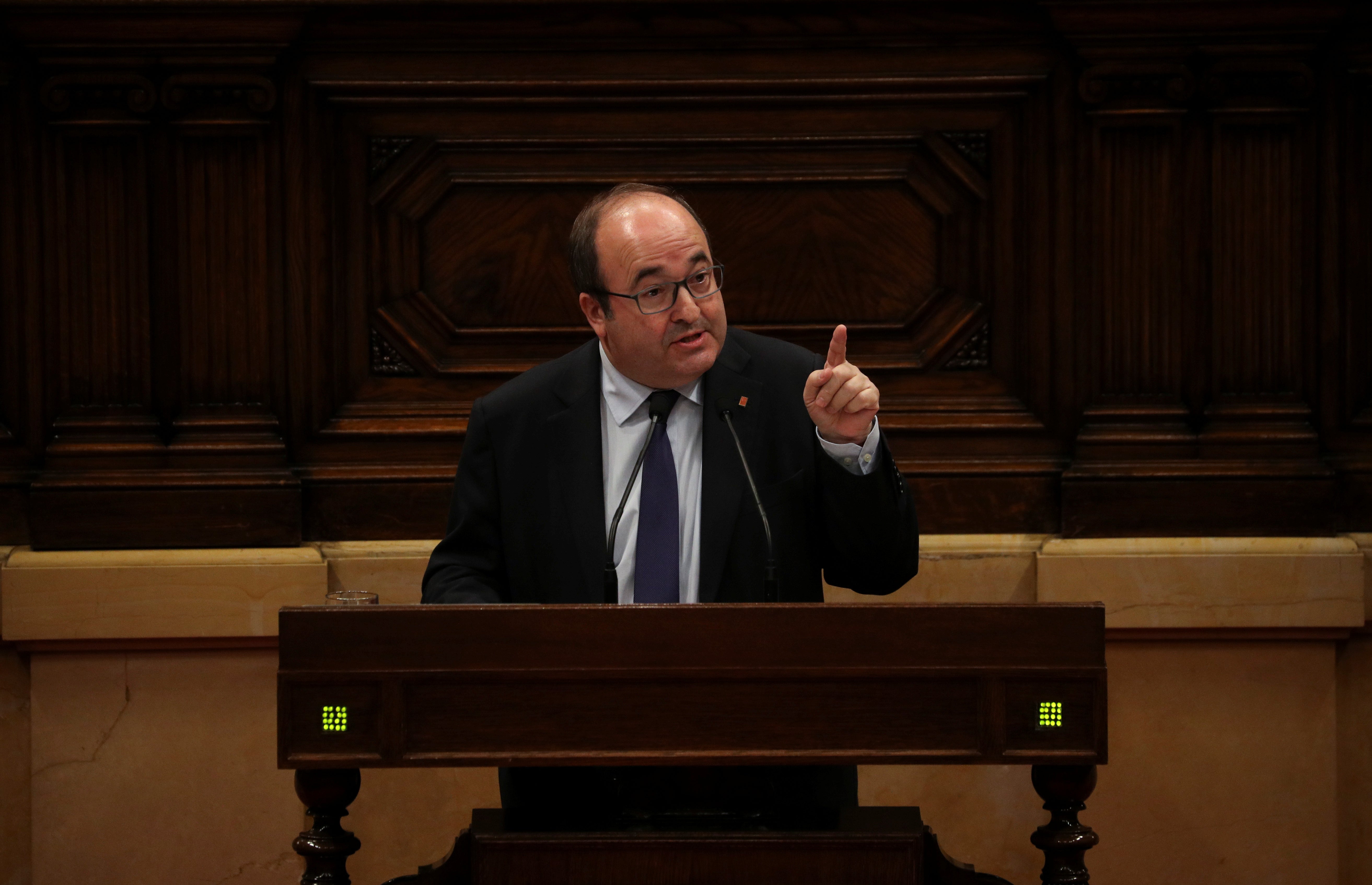 Miquel Iceta: "Si para hacer la república hay que romper las leyes, esto acabará como el rosario de la aurora" Miquel Iceta: "Si para hacer la república hay que romper las leyes, esto acabará como el rosario de la aurora"
