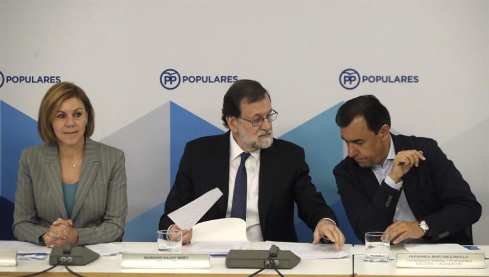 Mariano Rajoy en la reunión del Comité Ejecutivo Nacional