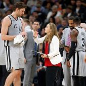Becky Hammon y Pau Gasol