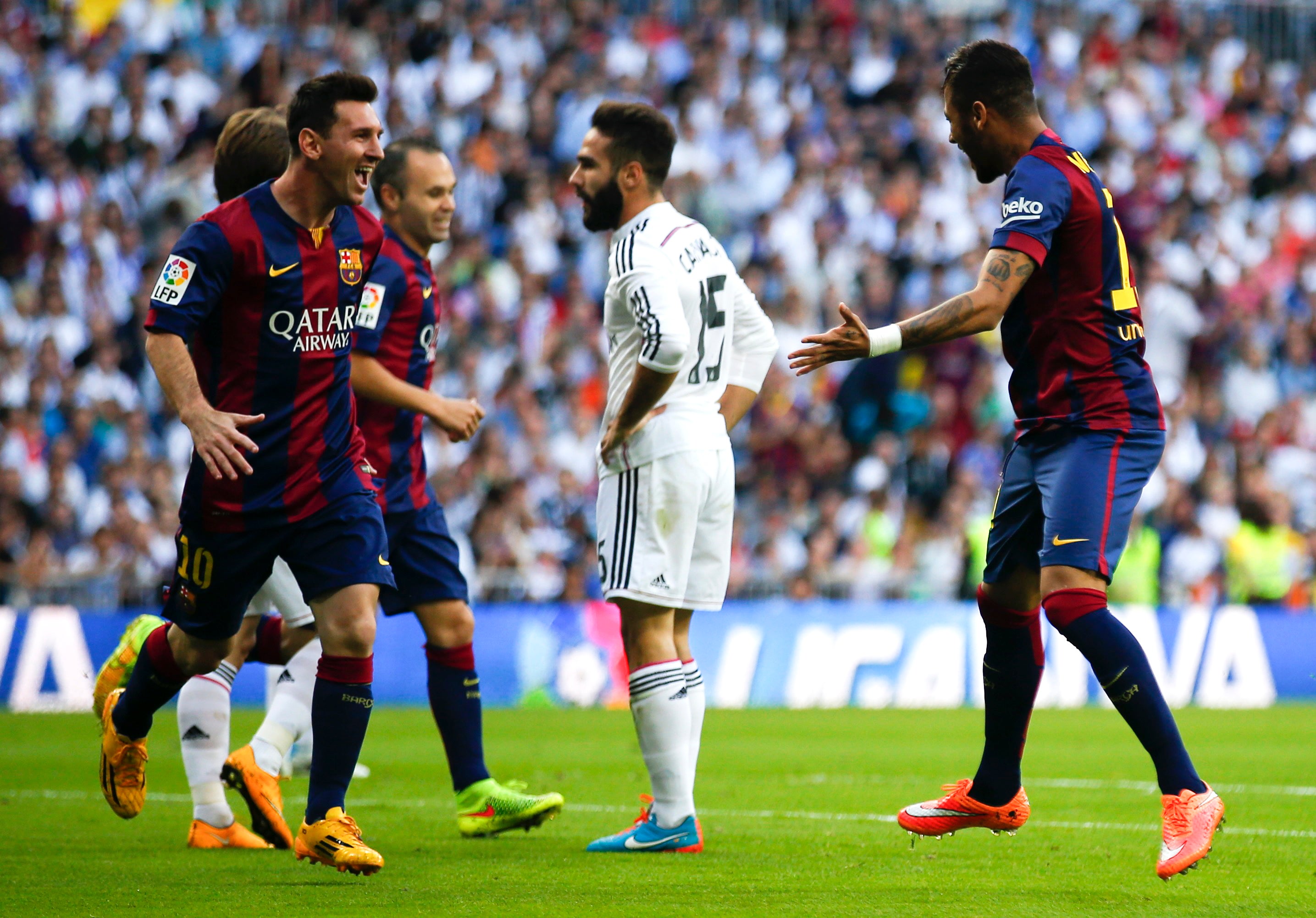 Messi: "Sería terrible ver a Neymar en el Real Madrid, él ya sabe lo que pienso" Messi: "Sería terrible ver a Neymar en el Real Madrid, él ya sabe lo que pienso"
