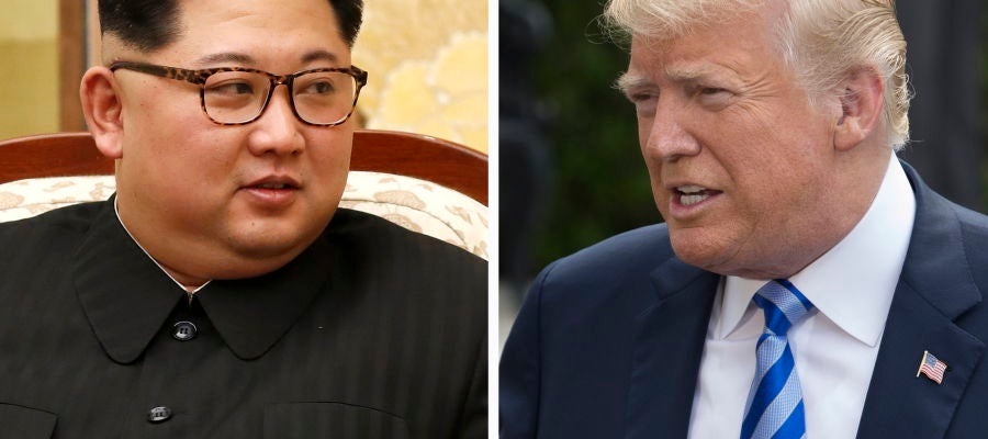 Imagen de Kim Jong-un y Donald Trump Imagen de Kim Jong-un y Donald Trump