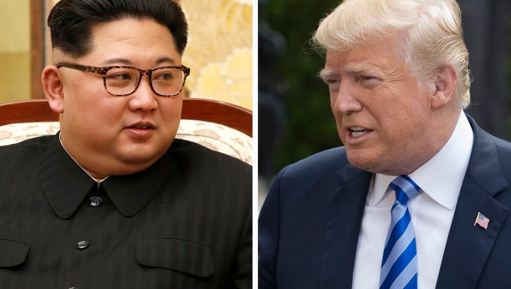 Imagen de Kim Jong-un y Donald Trump