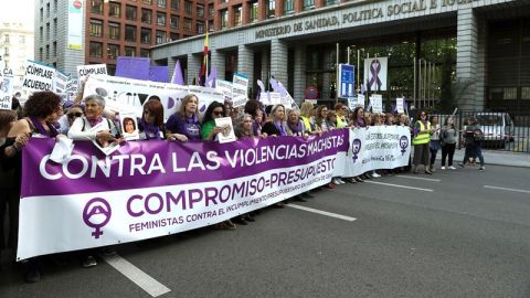 El movimiento feminista reclama que se cumpla el presupuesto contra la violencia de g&eacute;nero