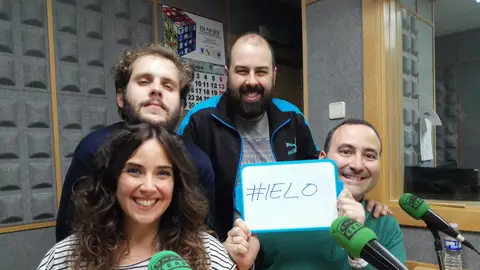 Internet en la Onda Laura Azcona, Alberto Bonilla, Víctor Fernández, Javier Abrego