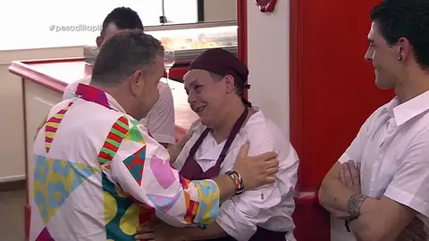 Pili y Alberto Chicote en Pesadilla en la cocina: Casa Pili Pili y Alberto Chicote en Pesadilla en la cocina: Casa Pili