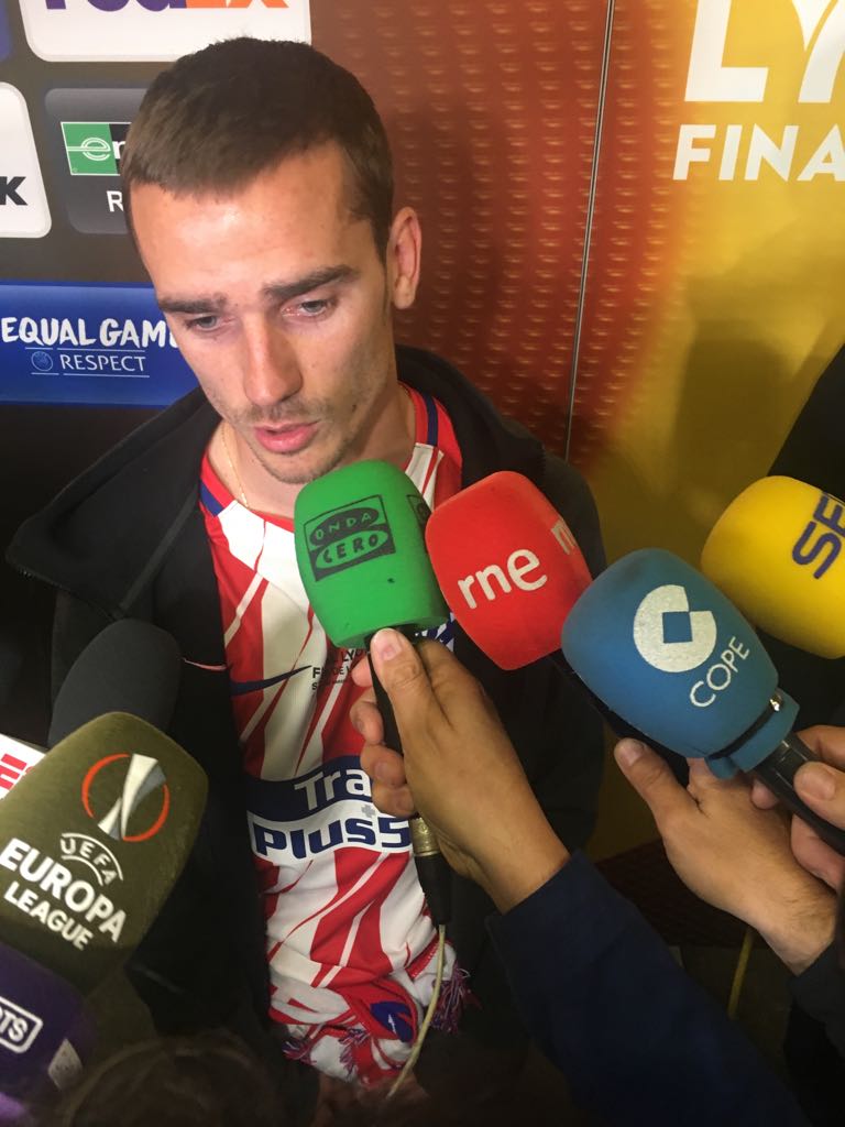 Antoine Griezmann: "Es un título muy especial después de una noche muy bonita y de un gran partido de todos" Antoine Griezmann: "Es un título muy especial después de una noche muy bonita y de un gran partido de todos"