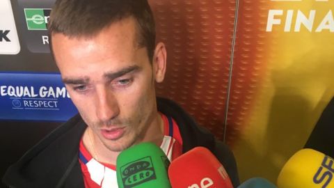 Antoine Griezmann, jugador del Atl&eacute;tico de Madrid tras la final