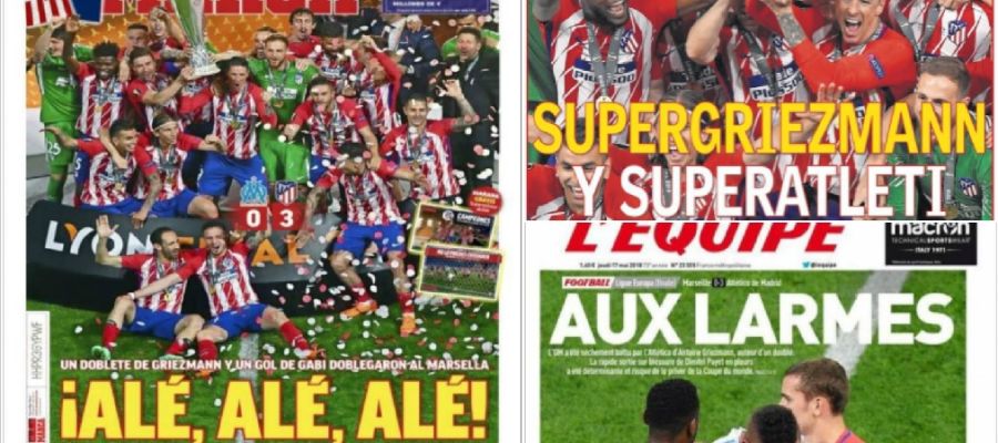 El título de la Europa League copa las portadas de la prensa El título de la Europa League copa las portadas de la prensa
