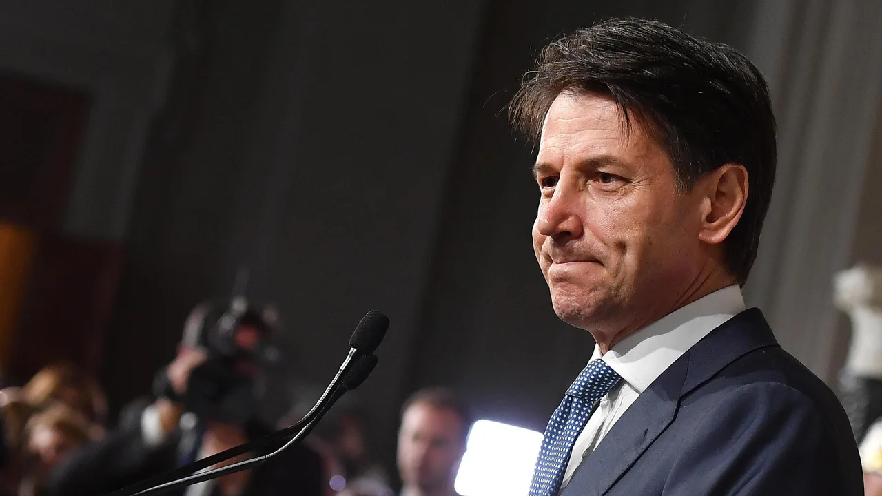 El primer ministro italiano Giuseppe Conte