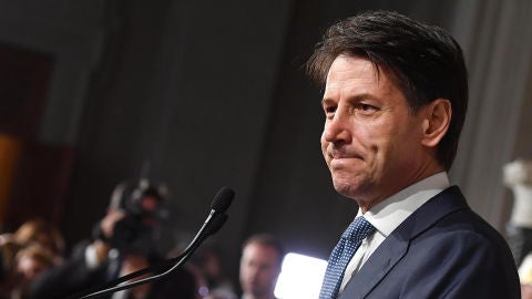 El designado primer ministro italiano Giuseppe Conte