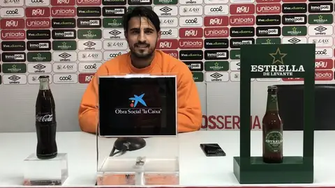 El ilicitano David Forniés es el lateral izquierdo titular del Real Murcia. PLAYOFF ELCHE CF - REAL MURCIA