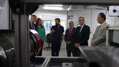 Jos&eacute; Julian Gregorio, durante su visita al Centro Nacional de Hidr&oacute;geno de Puertollano