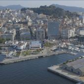 Zona central del puerto de Vigo