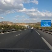 Imagen de la A-7 entre Alicante y Murica