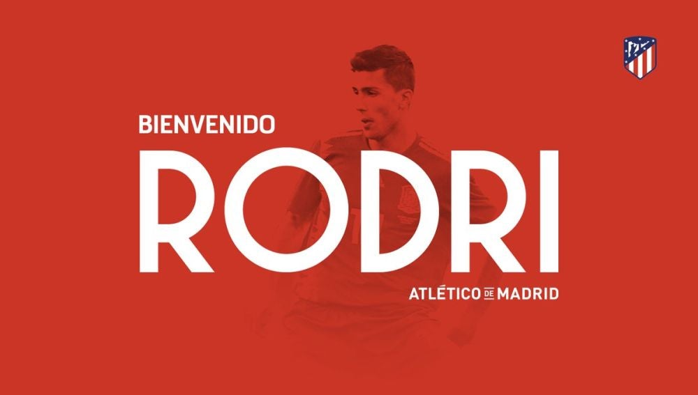 Rodri ficha por el Atlético de Madrid