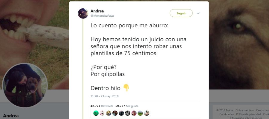Juicio por robar unas plantillas Juicio por robar unas plantillas