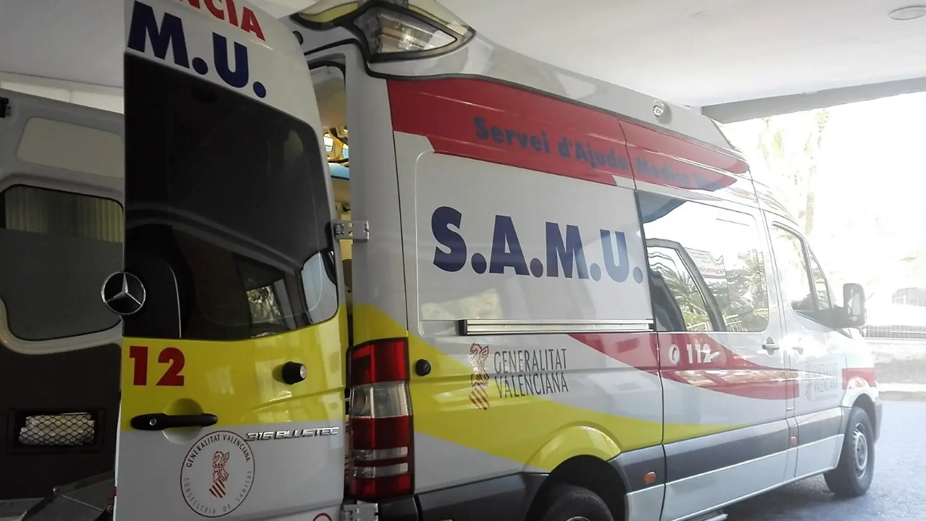 Ambulancia del SAMU 