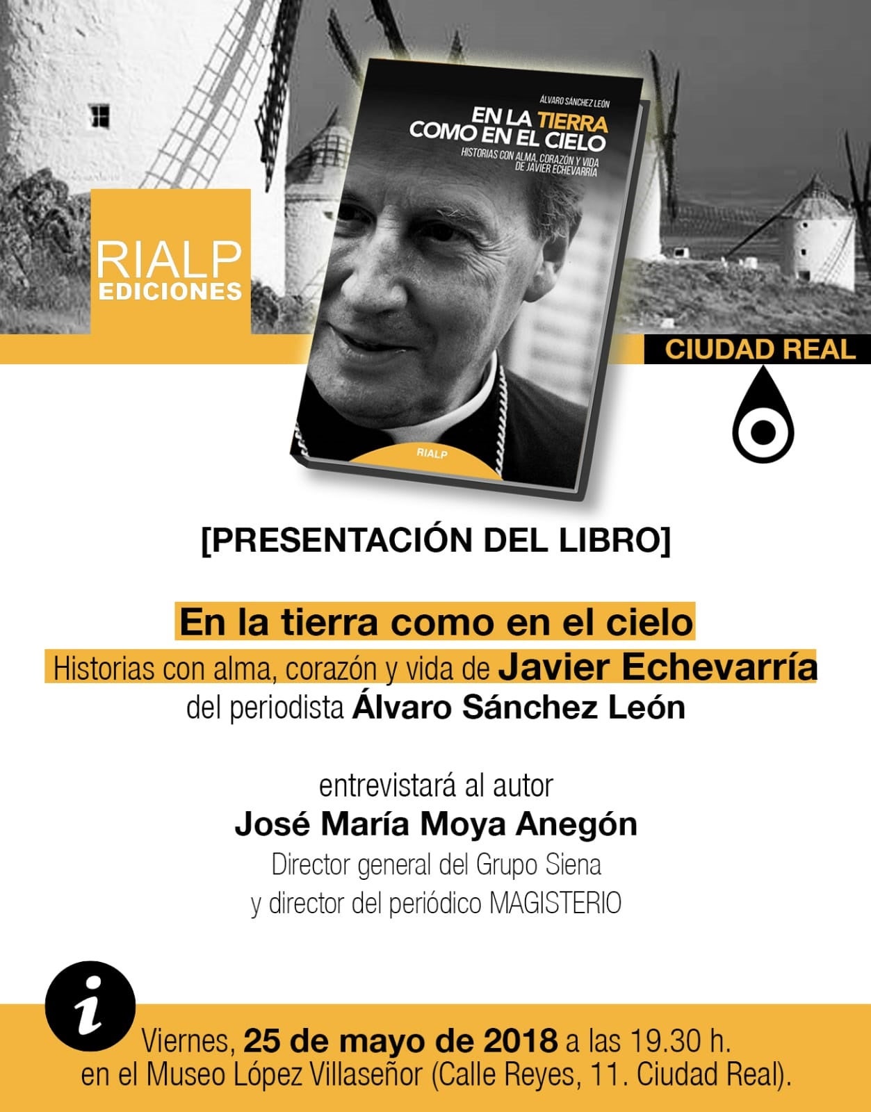 "En la tierra como en el Cielo", historias con alma, corazón y vida de Javier Echevarría. "En la tierra como en el Cielo", historias con alma, corazón y vida de Javier Echevarría.