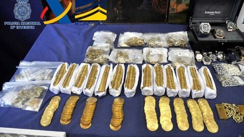 Efectos recuperados por la Polic&iacute;a Nacional en la operaci&oacute;n desarrollada