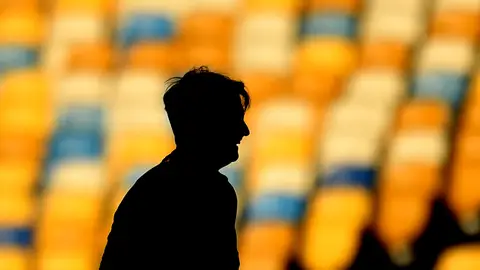 La silueta de Klopp, en el Olímpico de Kiev La silueta de Klopp, en el Olímpico de Kiev