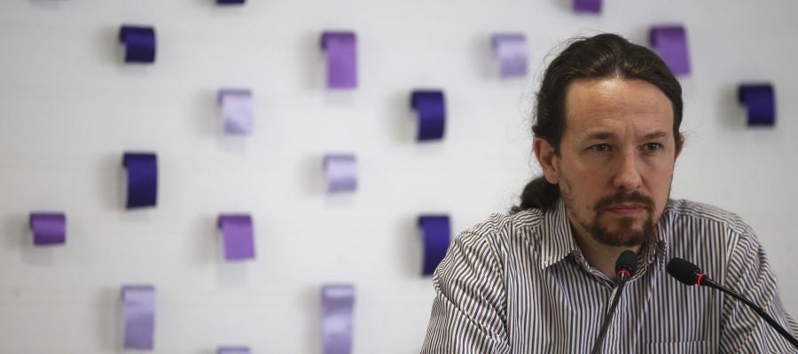 El secretario general de Podemos, Pablo Iglesias El secretario general de Podemos, Pablo Iglesias