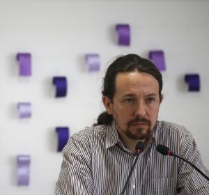 El secretario general de Podemos, Pablo Iglesias El secretario general de Podemos, Pablo Iglesias