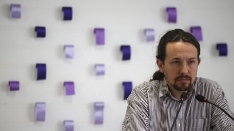 El secretario general de Podemos, Pablo Iglesias