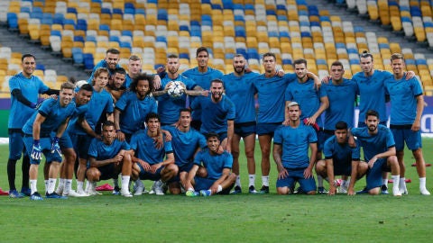 La plantilla del Real Madrid, lista para la final