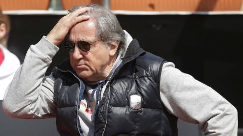 Ilie Nastase, en un partido de Copa Davis de 2017