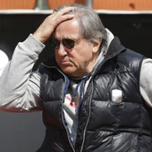Ilie Nastase, en un partido de Copa Davis de 2017 Ilie Nastase, en un partido de Copa Davis de 2017